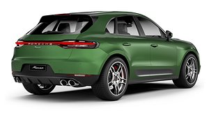 3D Porsche Macan 2020 model