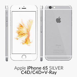 iPhone 6S Silver C4D