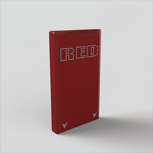 3D Memory Card RED