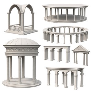 Architectural Exterior Elements Collection 3D model