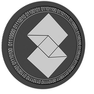 3D shift black coin