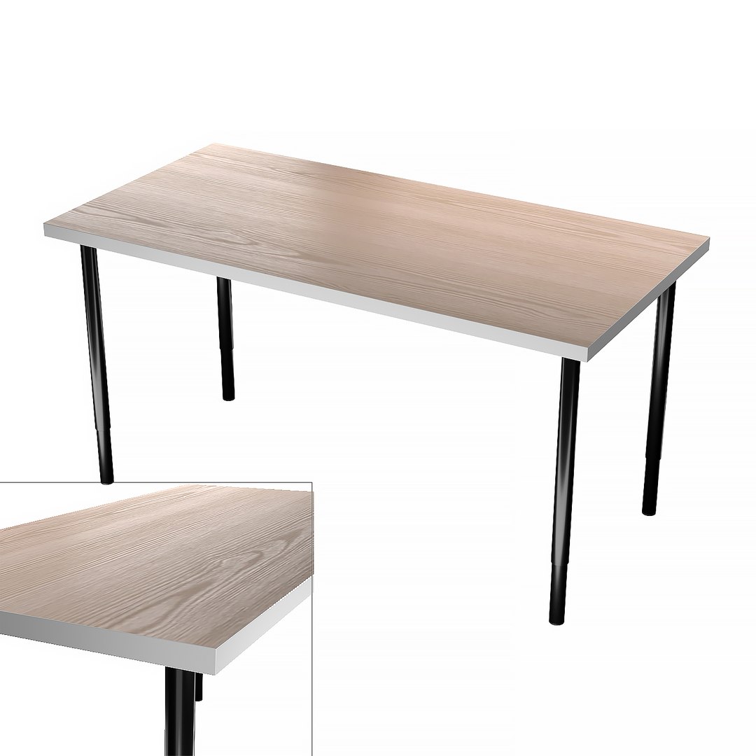 Linnmon table 3D model - TurboSquid 1606861