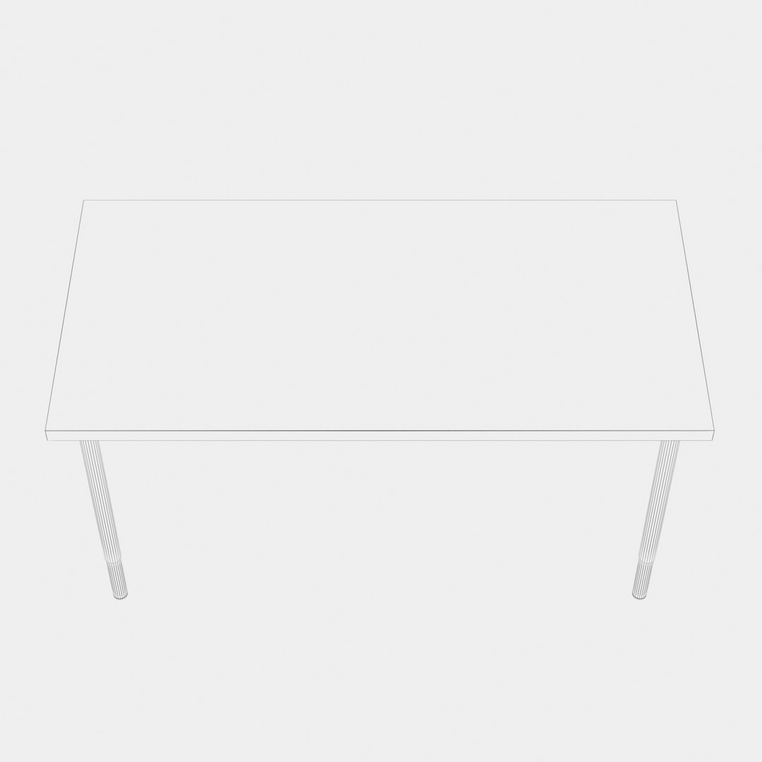 Linnmon table 3D model - TurboSquid 1606861