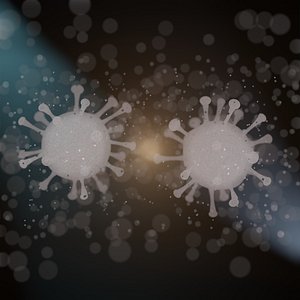 coronavirus mitosis 3D model