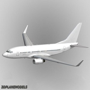 maya b737-600 generic white 737