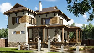 house 3d 3ds