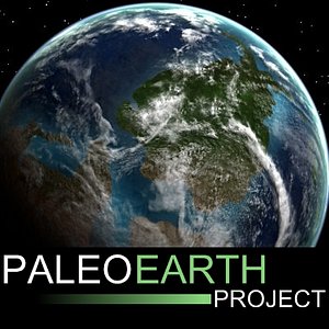 3d model of paleoglobe earth cambrian