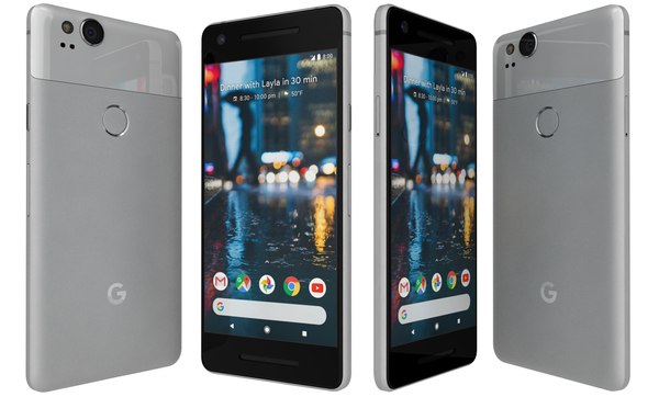 google pixel 2 clearly 3D model