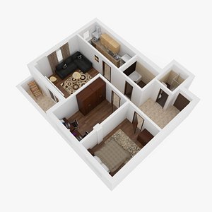 3d model apartment interior
