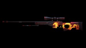 awp sniper rifle 3D model