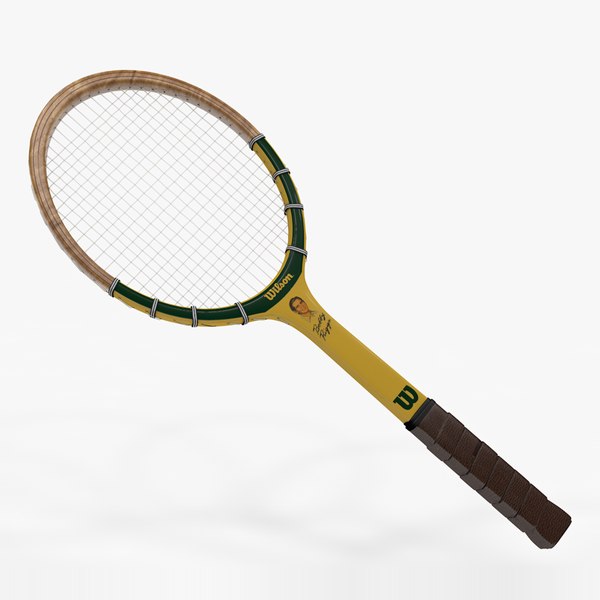 3D tennis racquet wilson bobby model