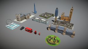 3D Famous Buildings in the UK