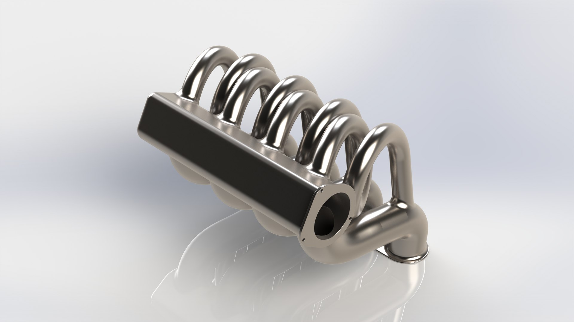 Intake Manifold Length 3D TurboSquid 1226766