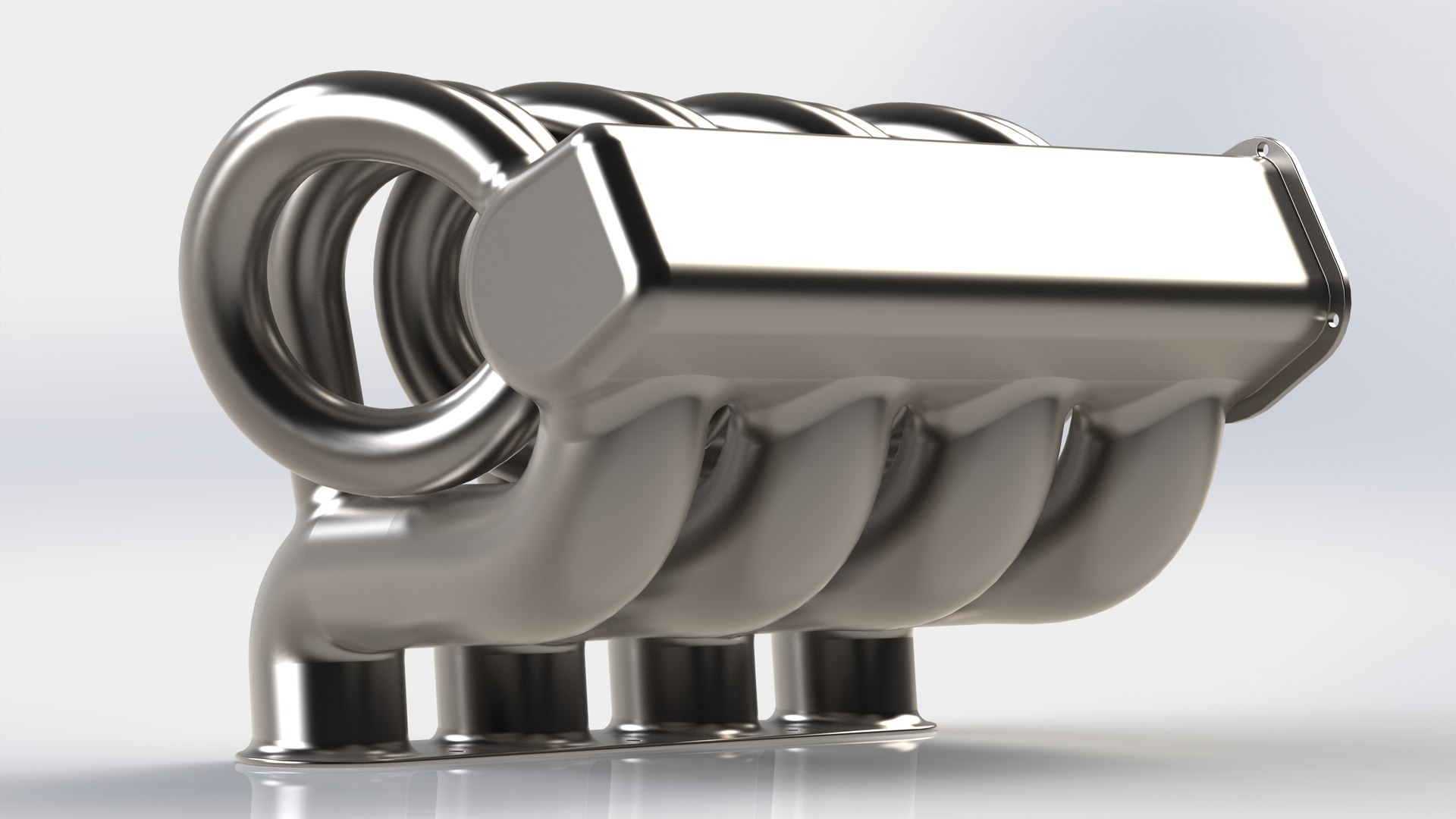 Intake manifold length 3D TurboSquid 1226766