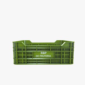 Plastic Basket V01 3D model