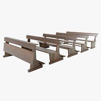 Wooden Church Benches