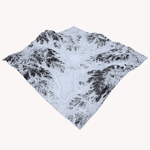 terrain maps 3D model