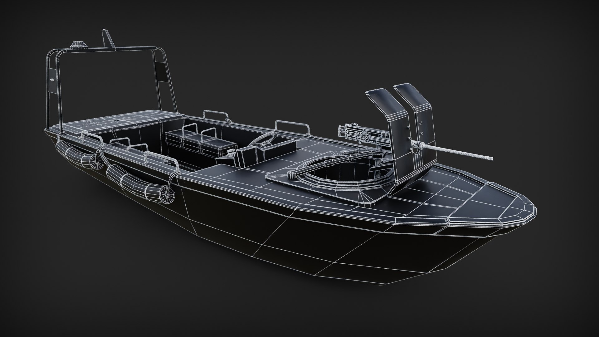 Marine Military Boat 3D Model - TurboSquid 2148359
