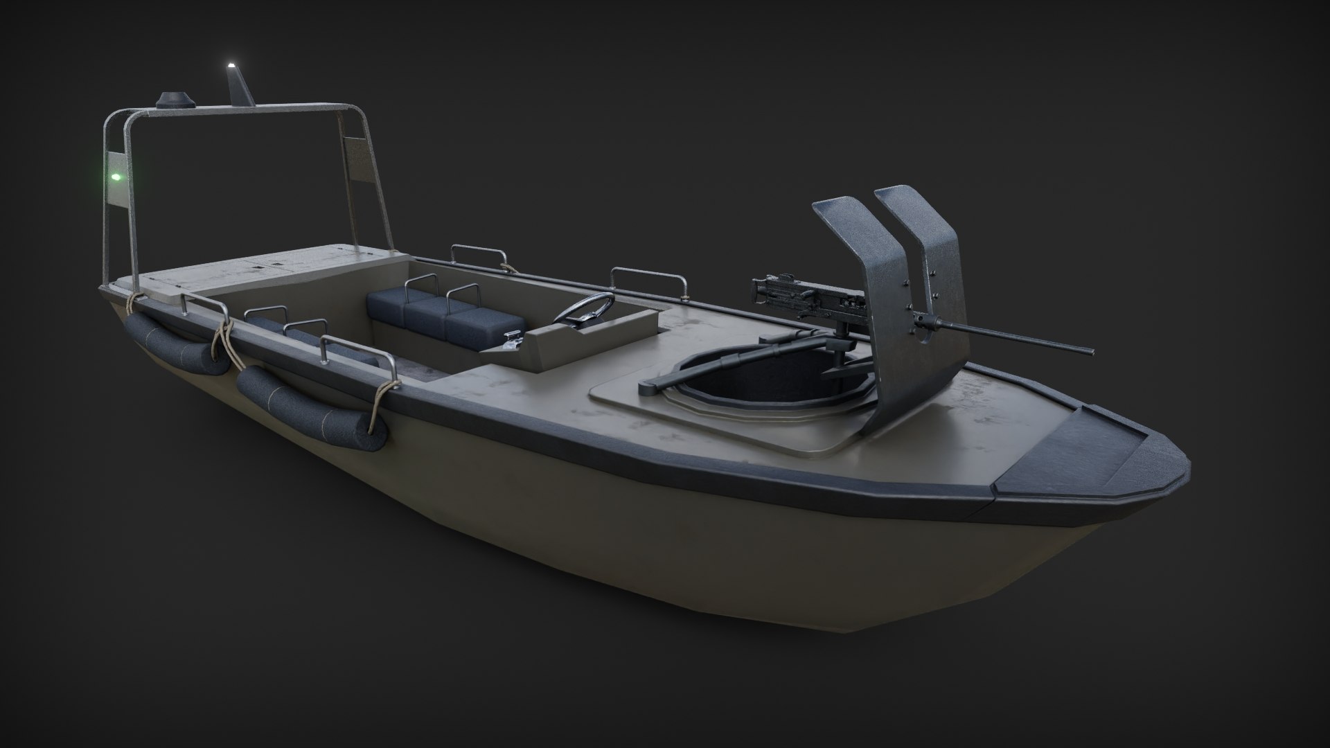 Marine Military Boat 3D Model - TurboSquid 2148359