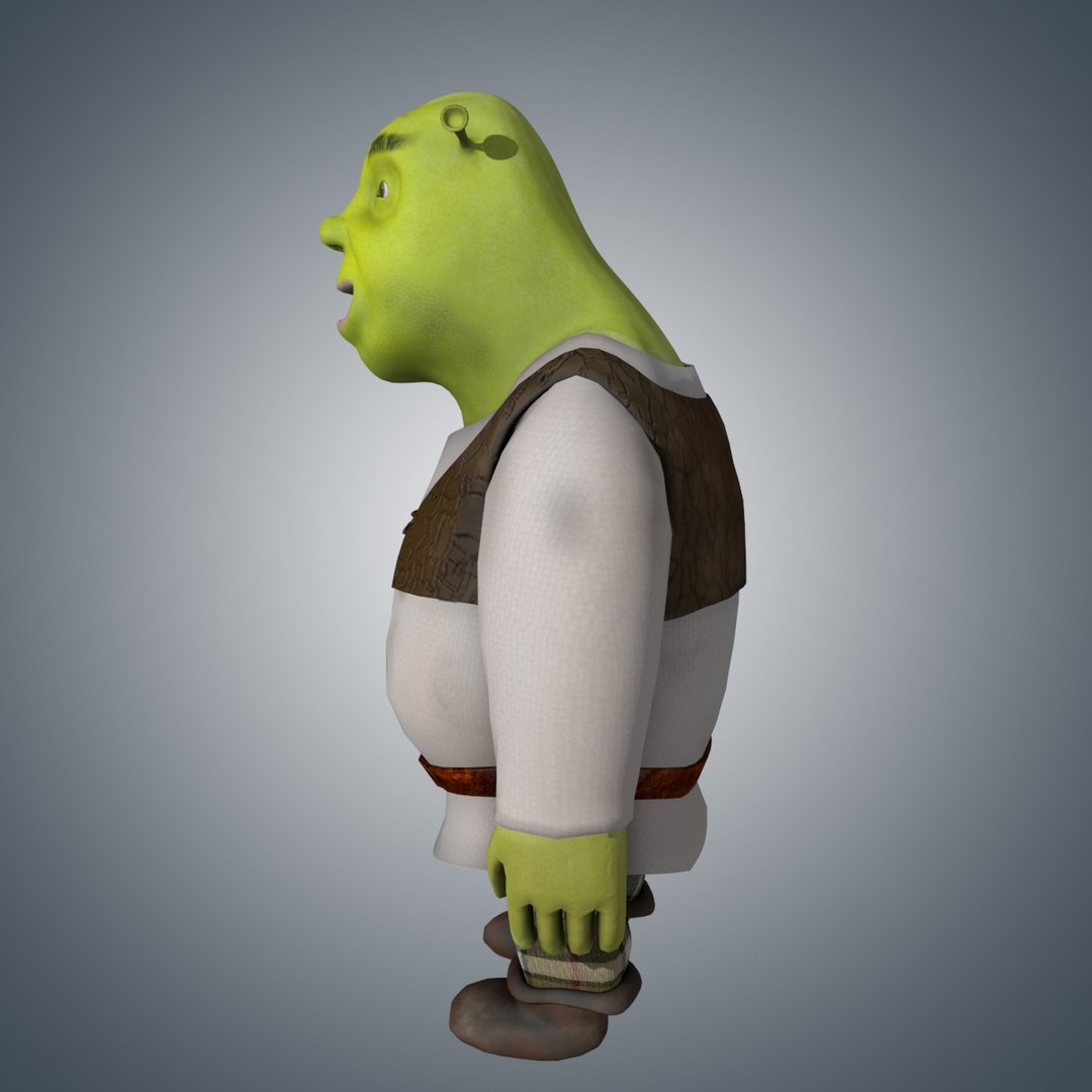 Shrek 3d Model