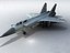 mig airplane fighter 3d model