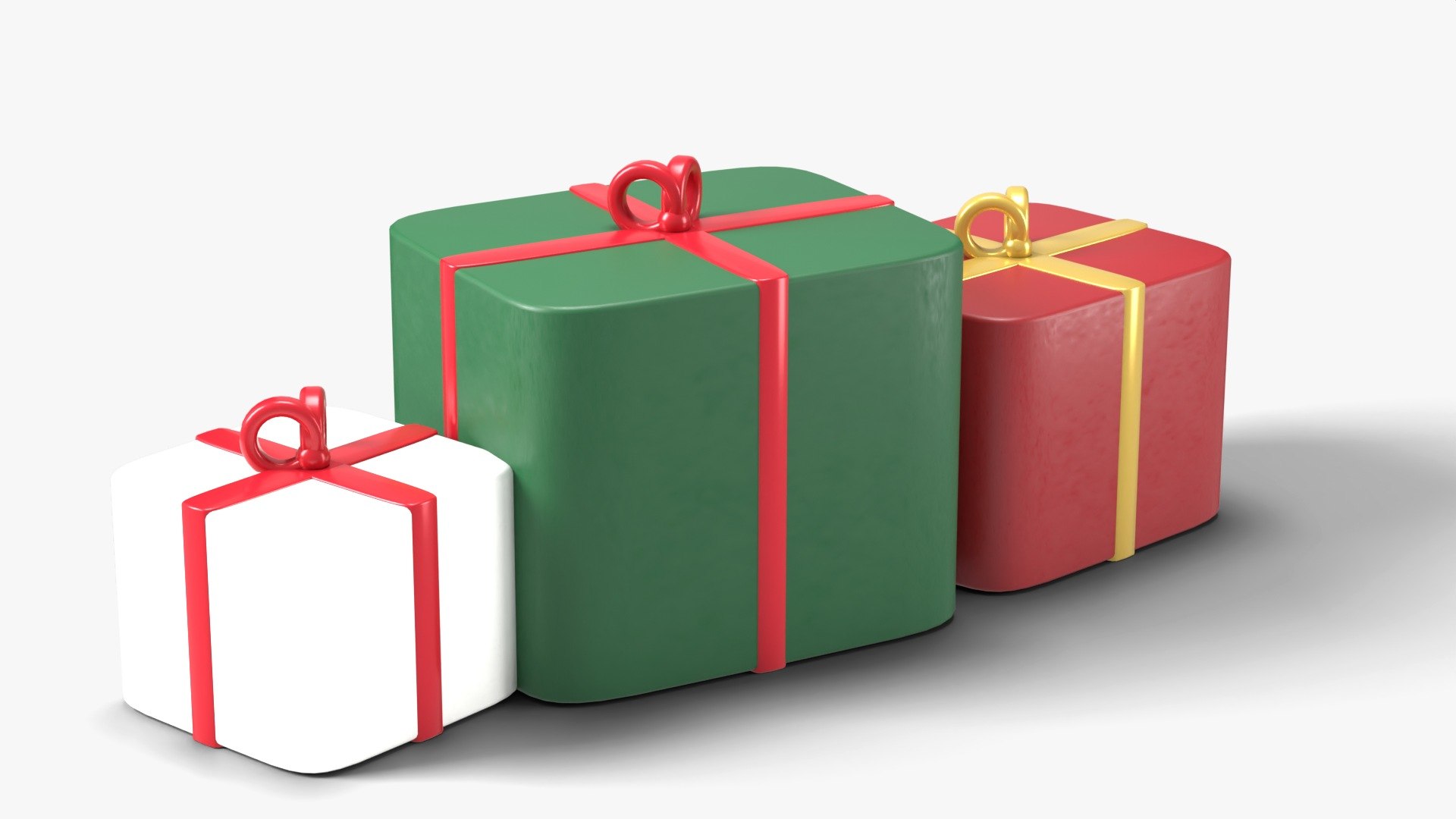 3D Wrapped Christmas Gift Boxes Set of 3 with Ribbons and Bows - Holiday Prop model https://p.turbosquid.com/ts-thumb/PQ/LbK2lv/VR/shot4/jpg/1792623249/1920x1080/fit_q87/985f1a20f59ed603fd846a5a7c01045bc44dbb3b/shot4.jpg