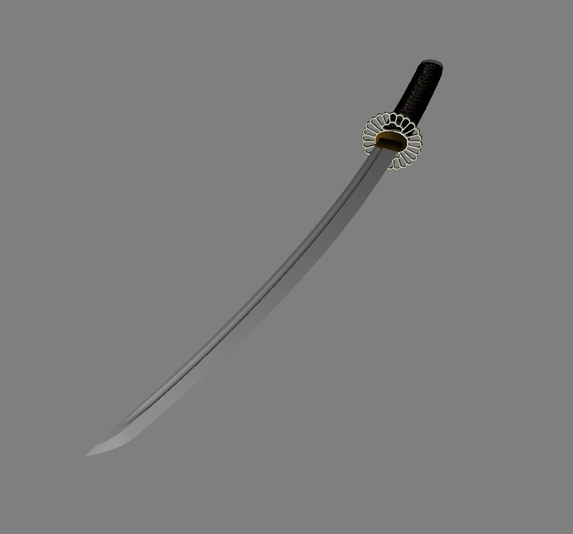 Samurai Sword 3D Model - TurboSquid 1710356