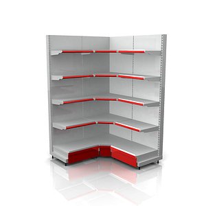 product wall racks corner 3d c4d