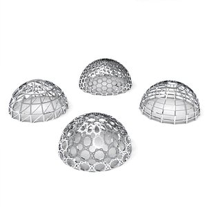 Parametric domes 3D model
