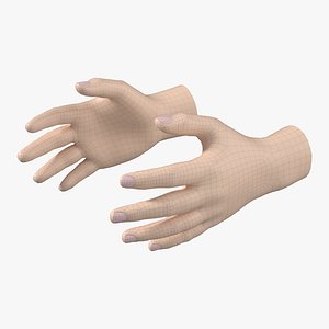 Male Hand Base Mesh 01