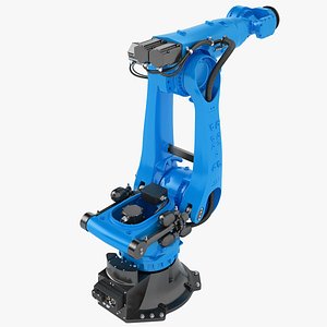 3D Industrial Robotic Arm Generic 03