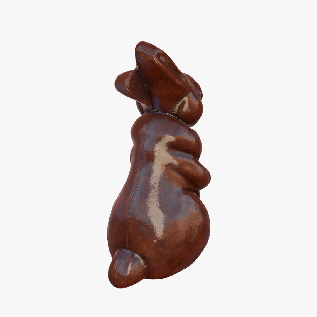 Chocolate Bunny 3d Model