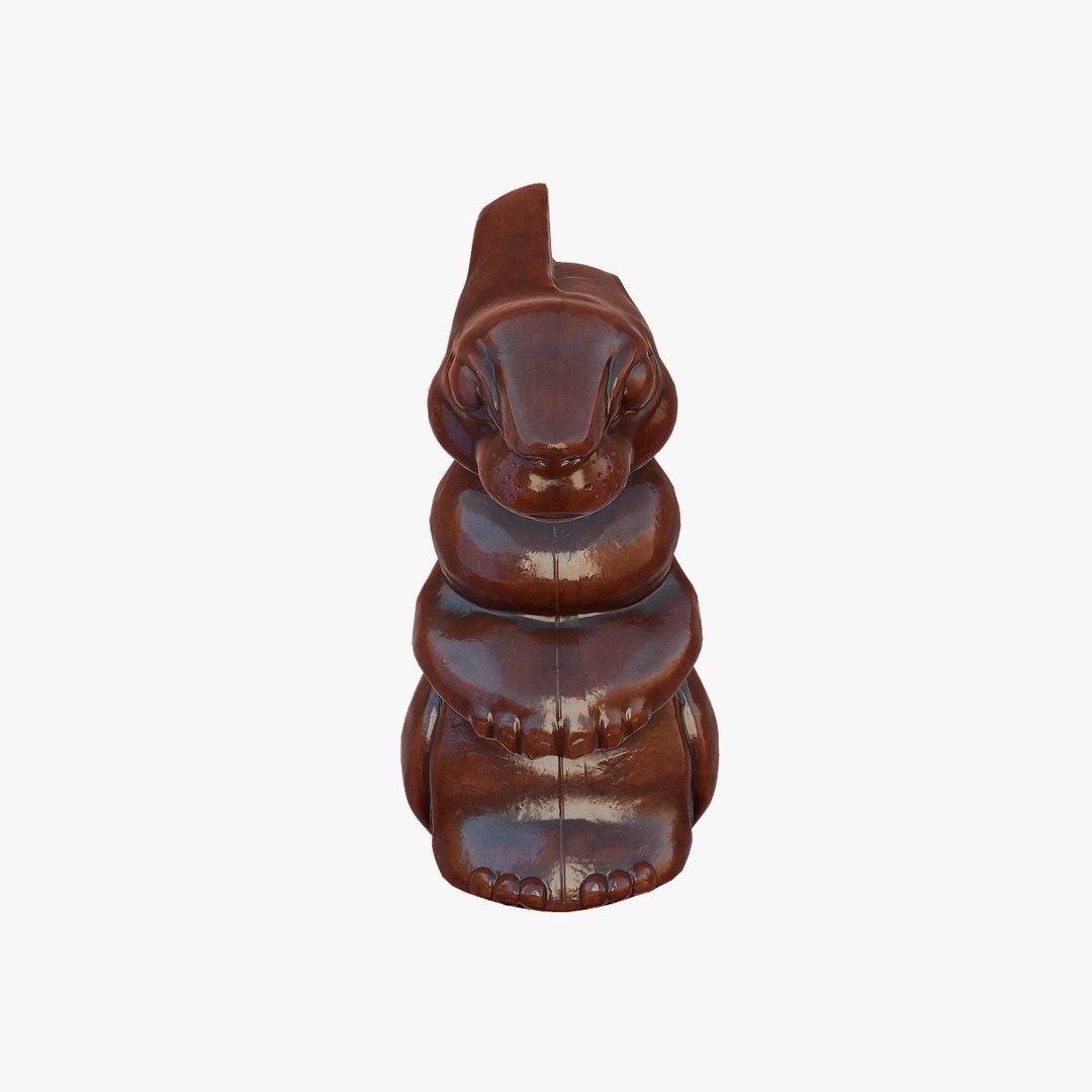 Chocolate Bunny 3d Model