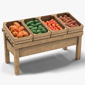 3D model Fruit Table
