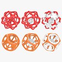 Conjunto de geometrías de ciencia ficción matemática 09