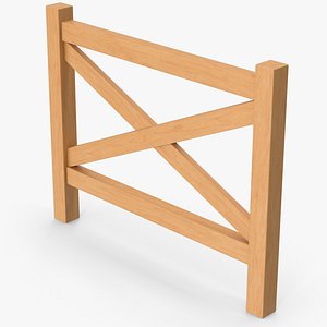 Wooden Fence 3D