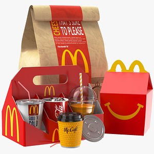 Detailed McDonalds Collection 3D