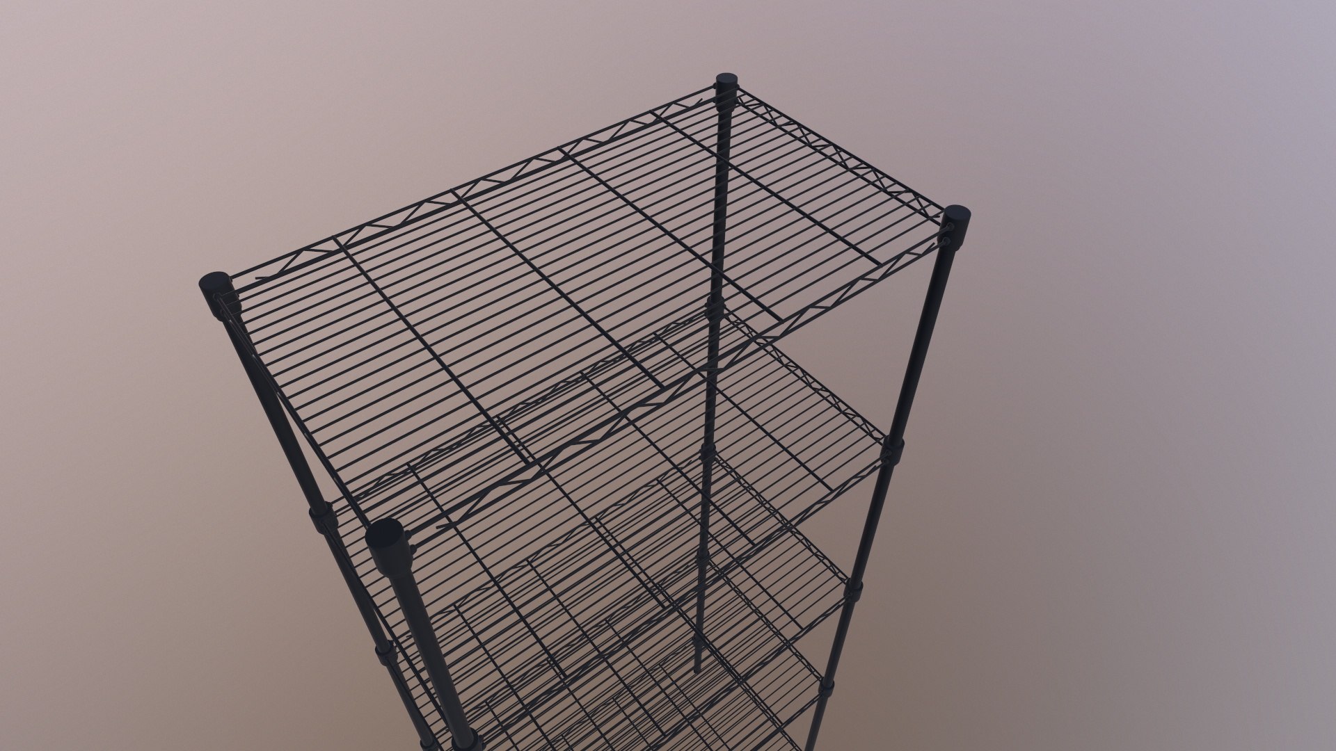Shelving Storage 5 Tier Wire 3D Model - TurboSquid 2152086