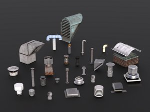 3D Chimney Bundle model