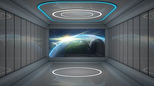 3D Sci Fi Room model