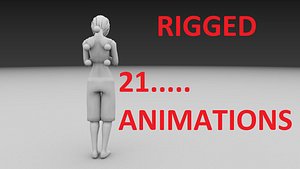 free charecter animation 3d model