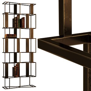 3D model baxter rafiki bookcase
