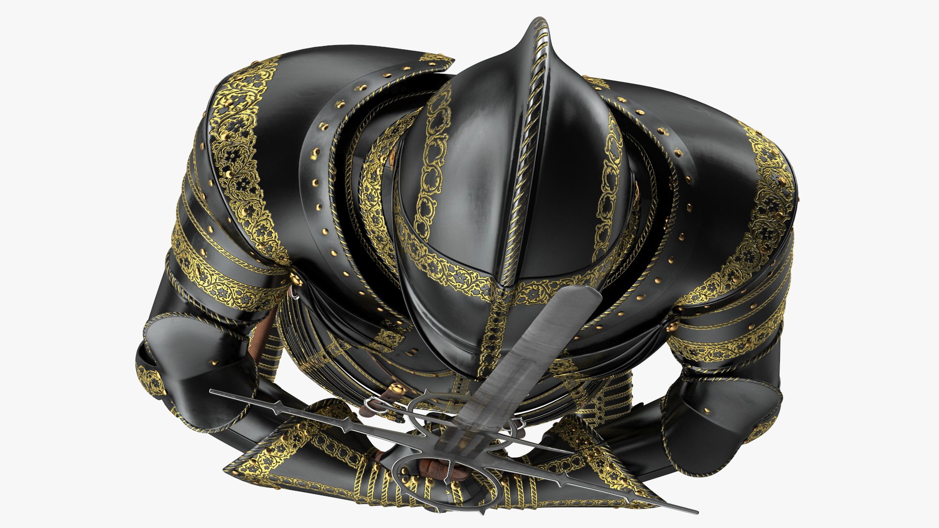 Medieval Knight Black Gold Full Armor Holding Zweihander Pose 3D model https://p.turbosquid.com/ts-thumb/PQ/tG169h/5i/medievalknightblackgoldfullarmorholdingzweihanderpose3dmodel010/jpg/1640620758/1920x1080/fit_q87/76cb3a8060221329cb1fb280ba5ec553093a46d3/medievalknightblackgoldfullarmorholdingzweihanderpose3dmodel010.jpg
