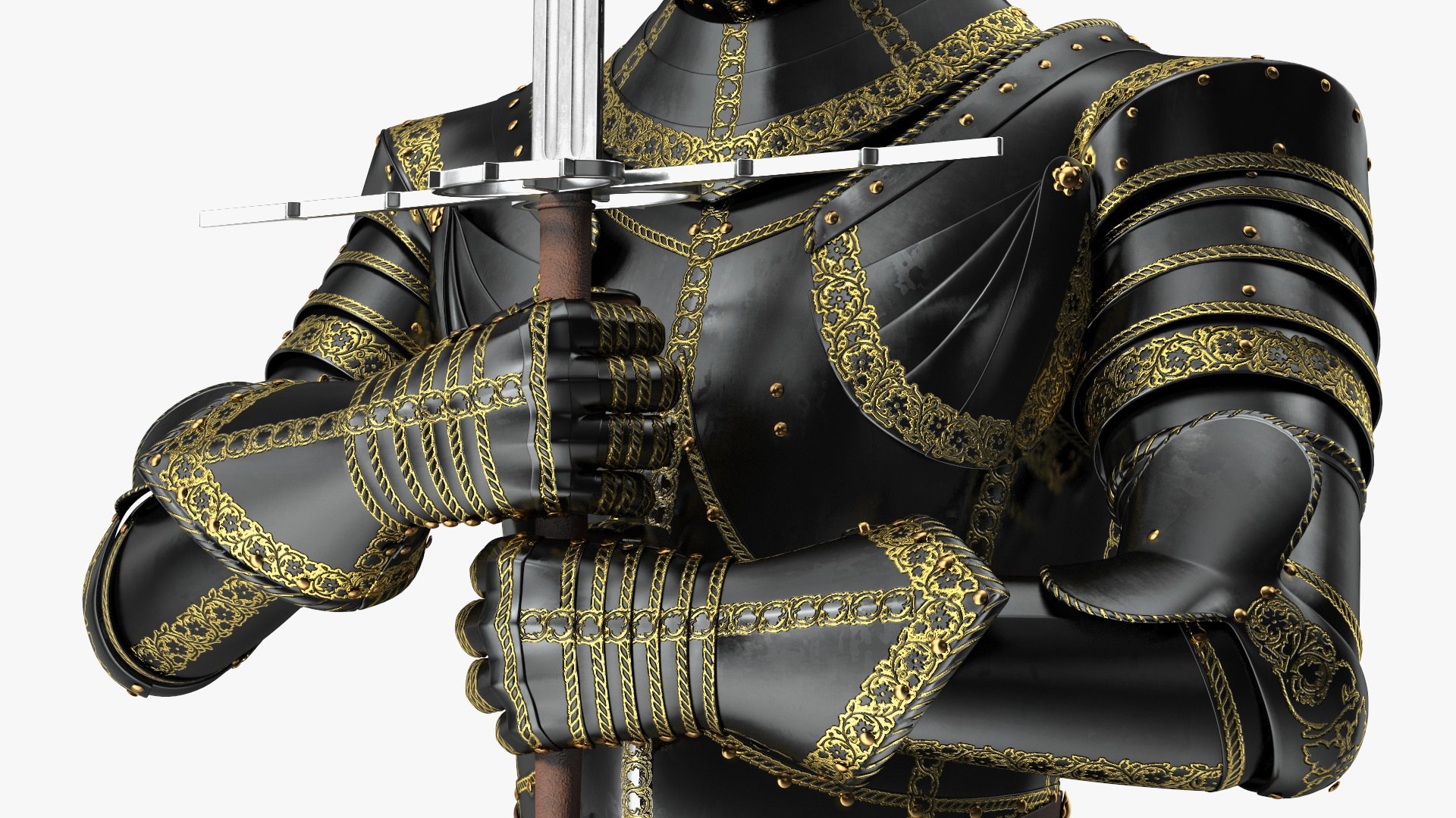 Medieval Knight Black Gold Full Armor Holding Zweihander Pose 3D model https://p.turbosquid.com/ts-thumb/PQ/tG169h/jo/medievalknightblackgoldfullarmorholdingzweihanderpose3dmodel013/jpg/1640620766/1920x1080/fit_q87/b02a326b6929d1531683a4722efc059daf27376b/medievalknightblackgoldfullarmorholdingzweihanderpose3dmodel013.jpg
