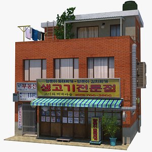 3D model Changsin-dong Restaurant