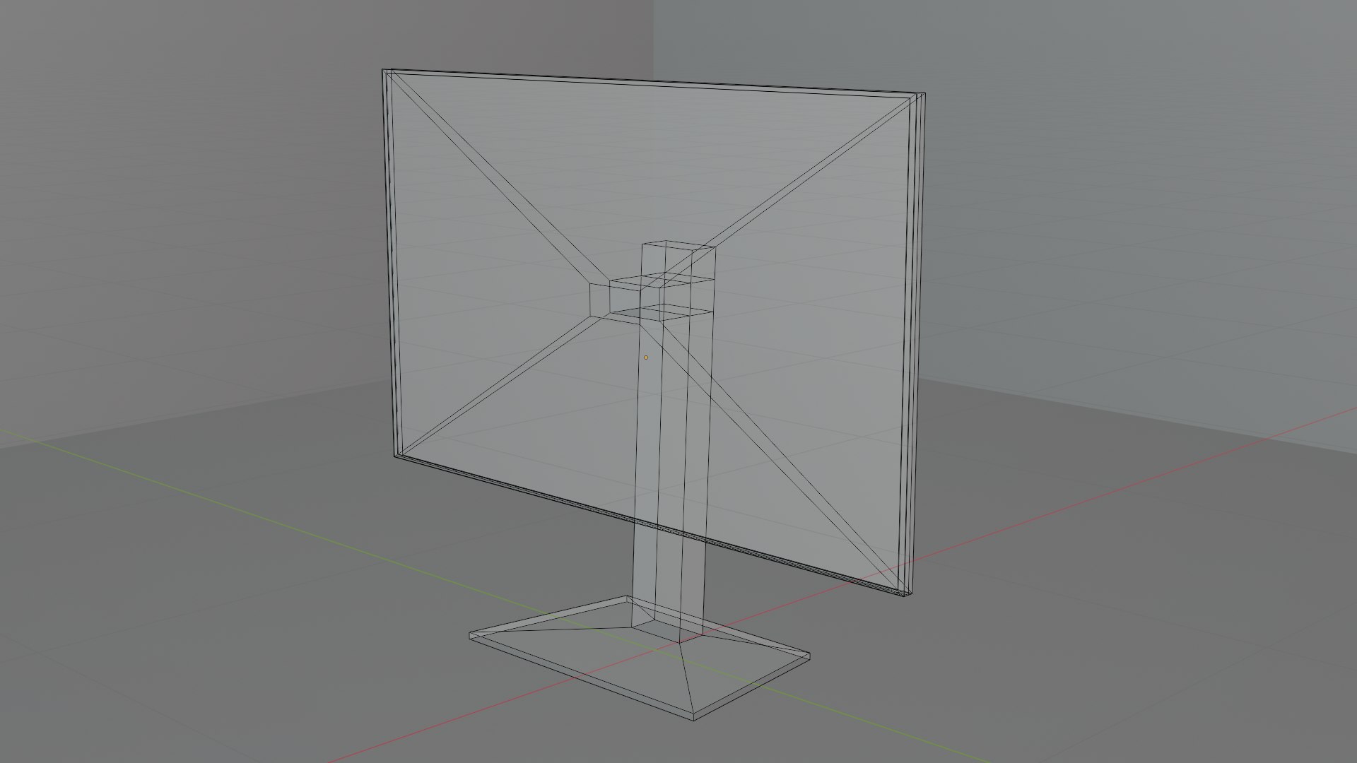 PC Computer Monitor Low Poly Model - TurboSquid 2058983