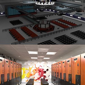 Ufc Stadium and Locker Room