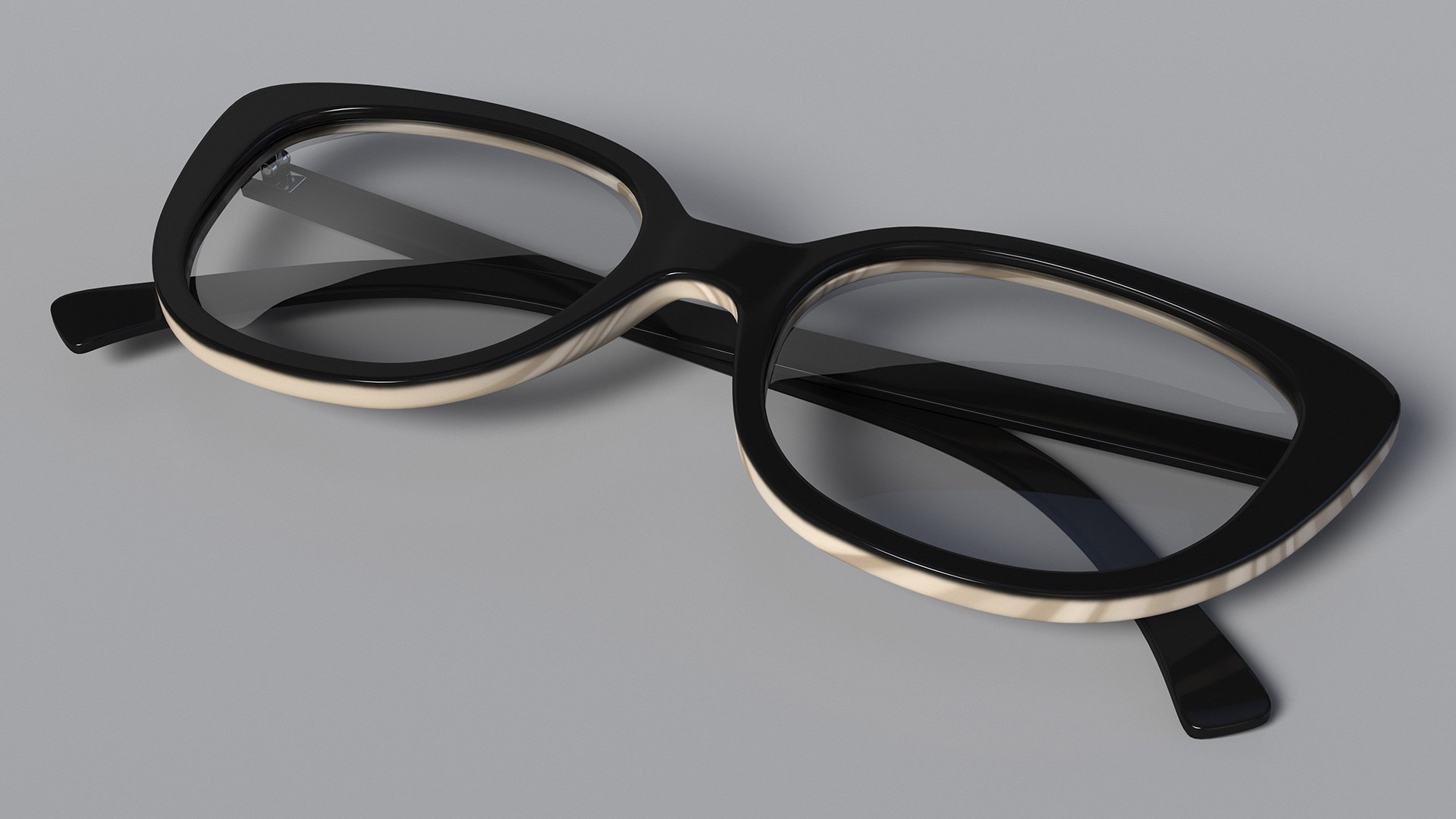 3D Reading Glasses Folded Model - TurboSquid 2263656