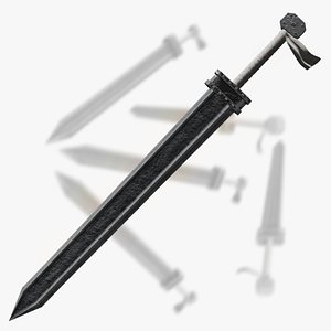 3D Berserk Sword - Centuria Halconica model