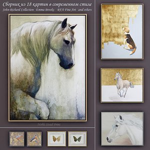 The collection of contemporary paintings set-7